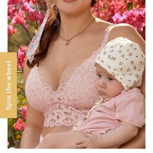 Momanda Nursing Bra-Gentle Rose